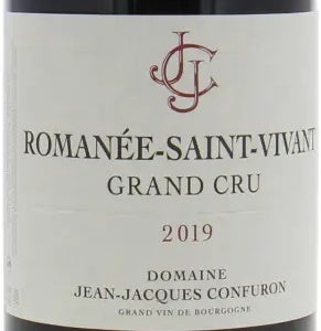 Jean-Jacques Confuron Romanee-Saint-Vivant Grand Cru 2019 AOC 1,5l — rótulo do vinho