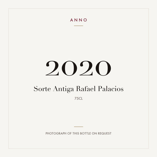 Sorte Antiga Rafael Palacios 2020 0,75l — ANNO vintage card; photograph of the actual bottle available on request