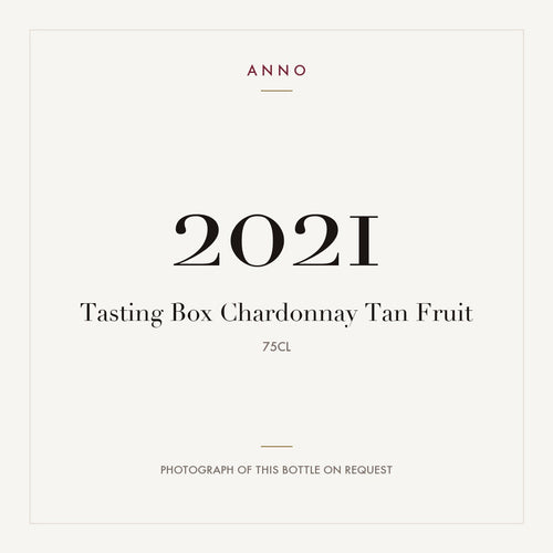 Tan Fruit Chardonnay 2021 0,75l — ANNO vintage card; photograph of the actual bottle available on request