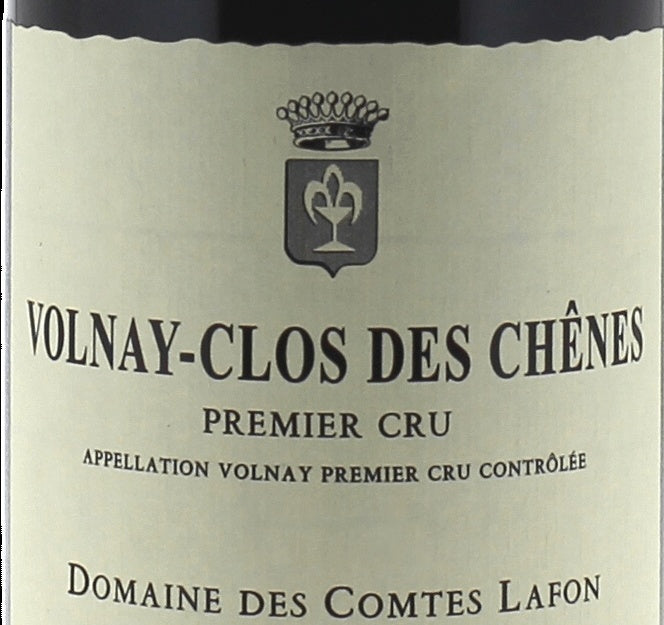 Domaine des Comtes Lafon Volnay Premier Cru Clos des Chenes 2018 AOC 0,75l — Weinetikett, Beispielbild