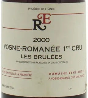 Domaine Rene Engel Vosne-Romanee Premier Cru Les Brulees 2000 AOC 0,75l — etiqueta del vino