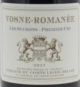 Domaine du Comte Liger-Belair Vosne-Romanee Premier Cru Les Suchots 2017 AOC 0,75l — wine label