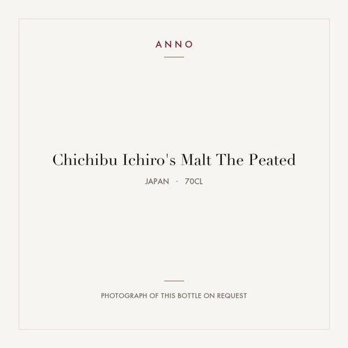 Chichibu Ichiro's Malt The Peated 2018 0,7l from Japan — ANNO vintage card; photograph of the actual bottle available on request