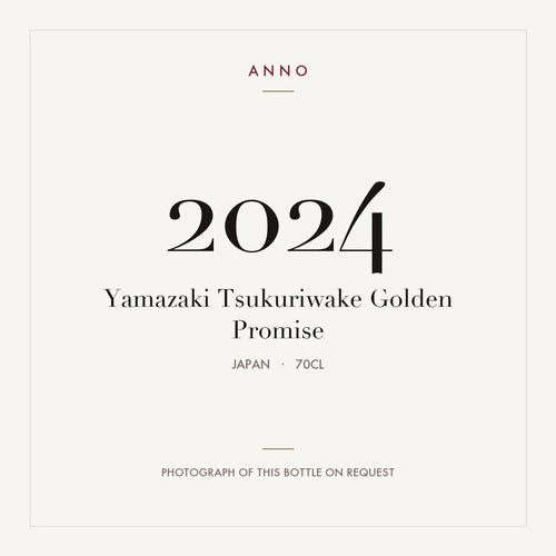 Yamazaki Tsukuriwake Golden Promise 2024 0,7l from Japan — ANNO vintage card; photograph of the actual bottle available on request